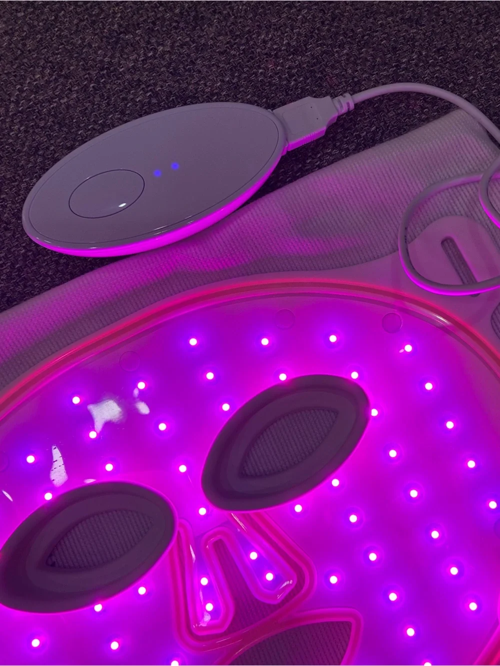 Omnilux Clear red light mask